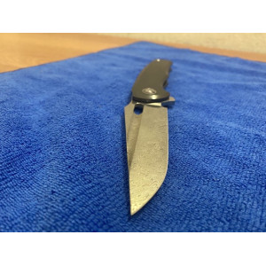 FIGHTER колекційний ексклюзивний складний ніж ручної роботи майстра студії СЕРГІЯ ЖУРБИ, купити замовити в Україні (Damasteel). Photo 2